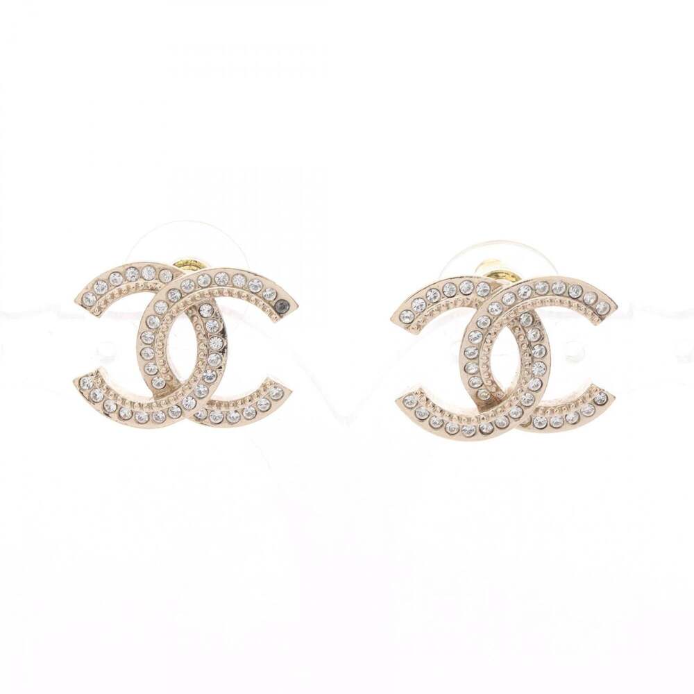 Chanel Cc Logo Earrings Metal #250049C10B